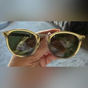 SEE Brand #5348 Sunglasses in Olive Green with Green tint